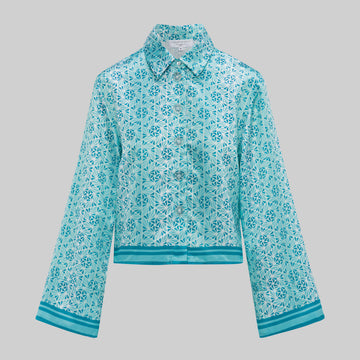 Adore-me Satin Blouse - Green