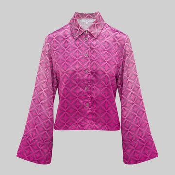 Adore-me Satin Blouse - Pink