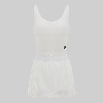 Crop Top - Essential Motion Activewear - Pearl White