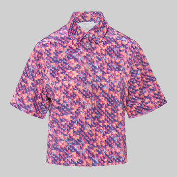 Feelin' Cute Purple Co-ord Shirt