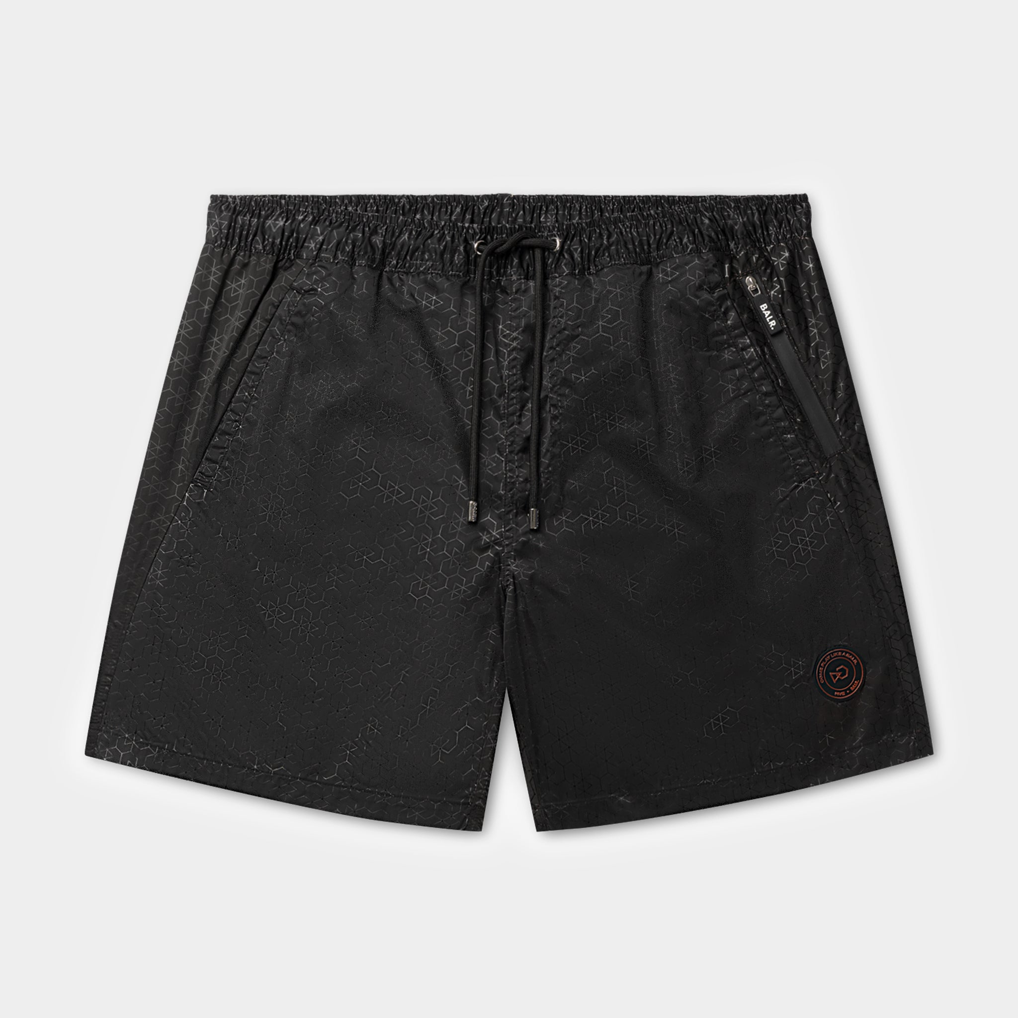 BALR. x FIVE LUXE SWIMSHORTS - JET BLACK