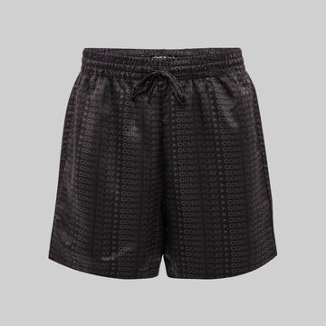 Come Play Satin Day-to-Night Short - Black