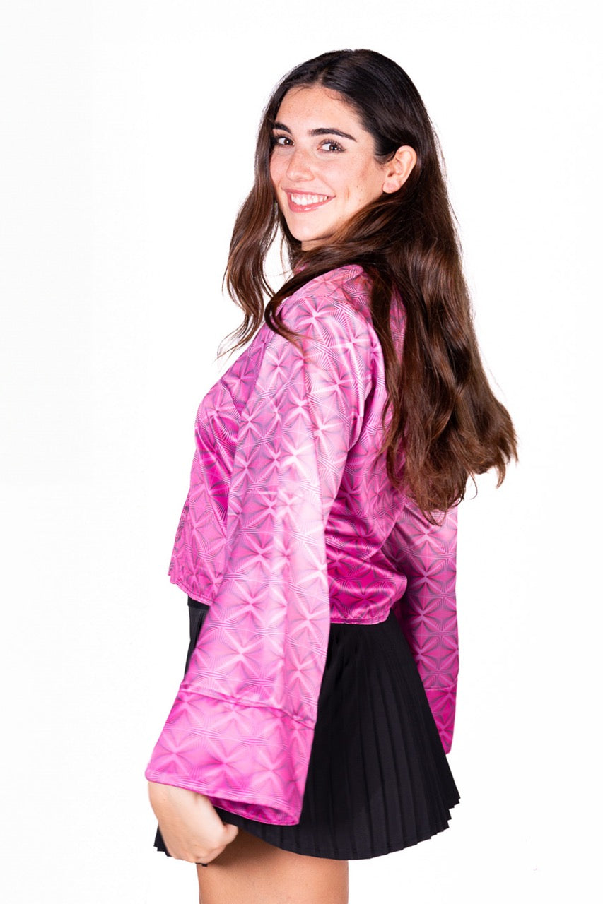 Adore-me Satin Blouse - Pink