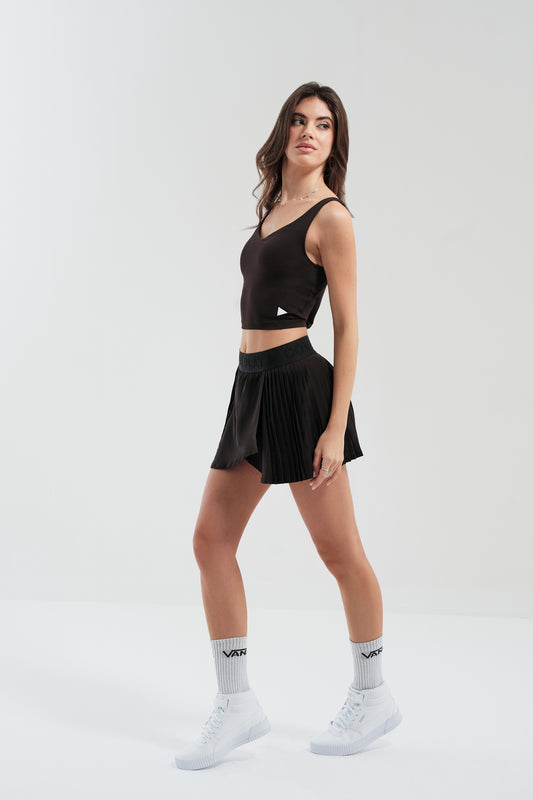 Mini Skirt - Matchpoint Activewear -  Black