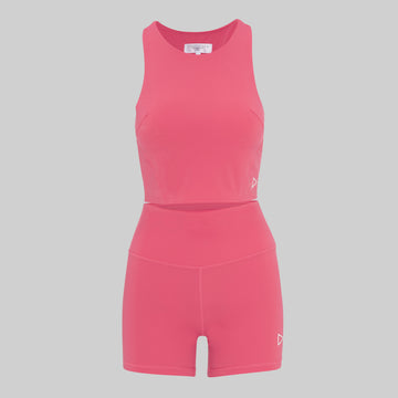 Mini Shorts - Essential Motion Activewear - Coral Paradise